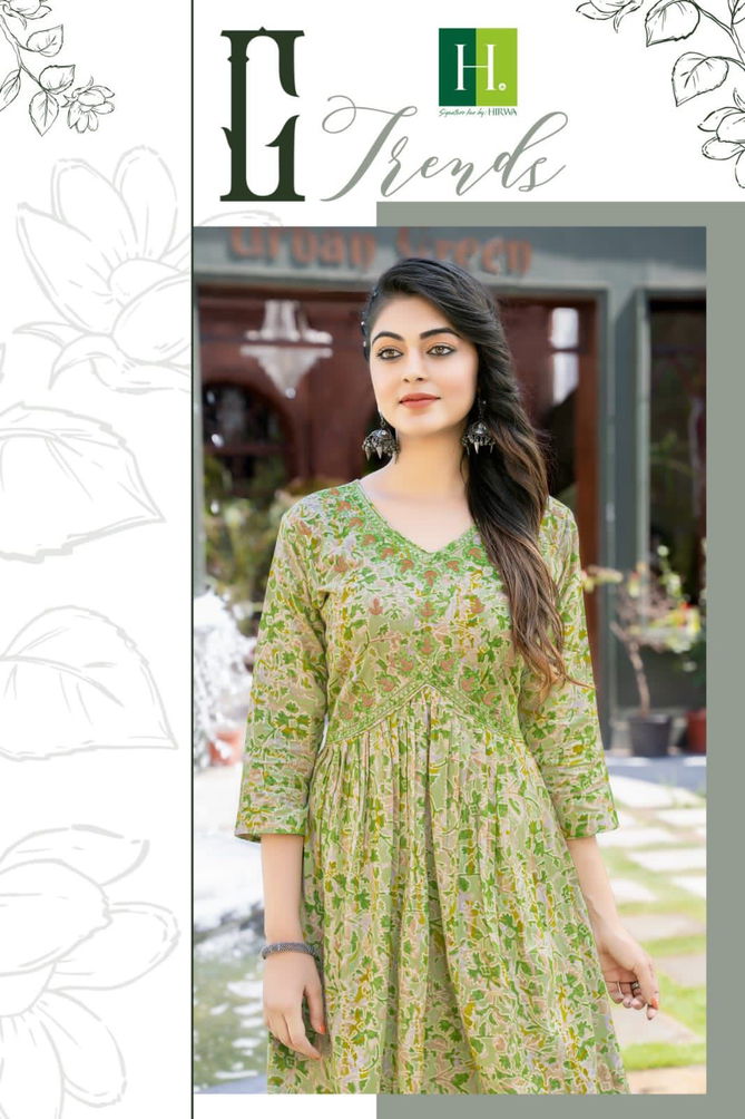 Aaira By Hirwa 101 To 107 Naira Cut Party Wear Kurtis Catalog